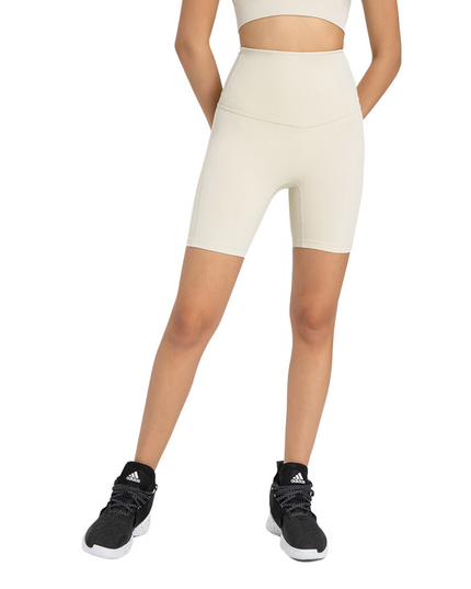 "Ultra-Soft High Waist Sports Shorts"