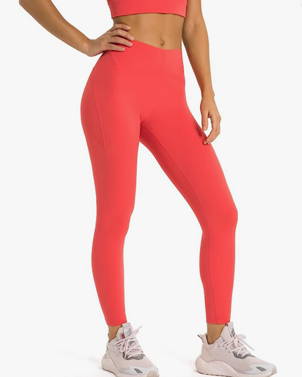 "High-Waist Design Sport Leggings"