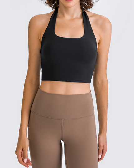 'UltraSoft Halter' Sports Bra